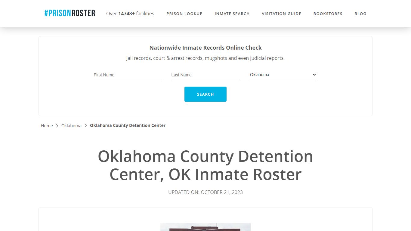 Oklahoma County Detention Center, OK Inmate Roster - Prisonroster